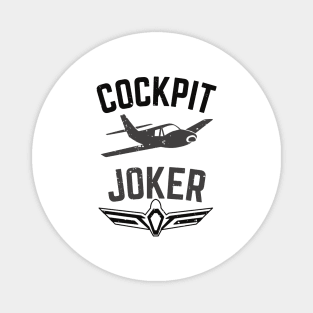 Pilot Airplane Aviator Cockpit Flying Fun Magnet